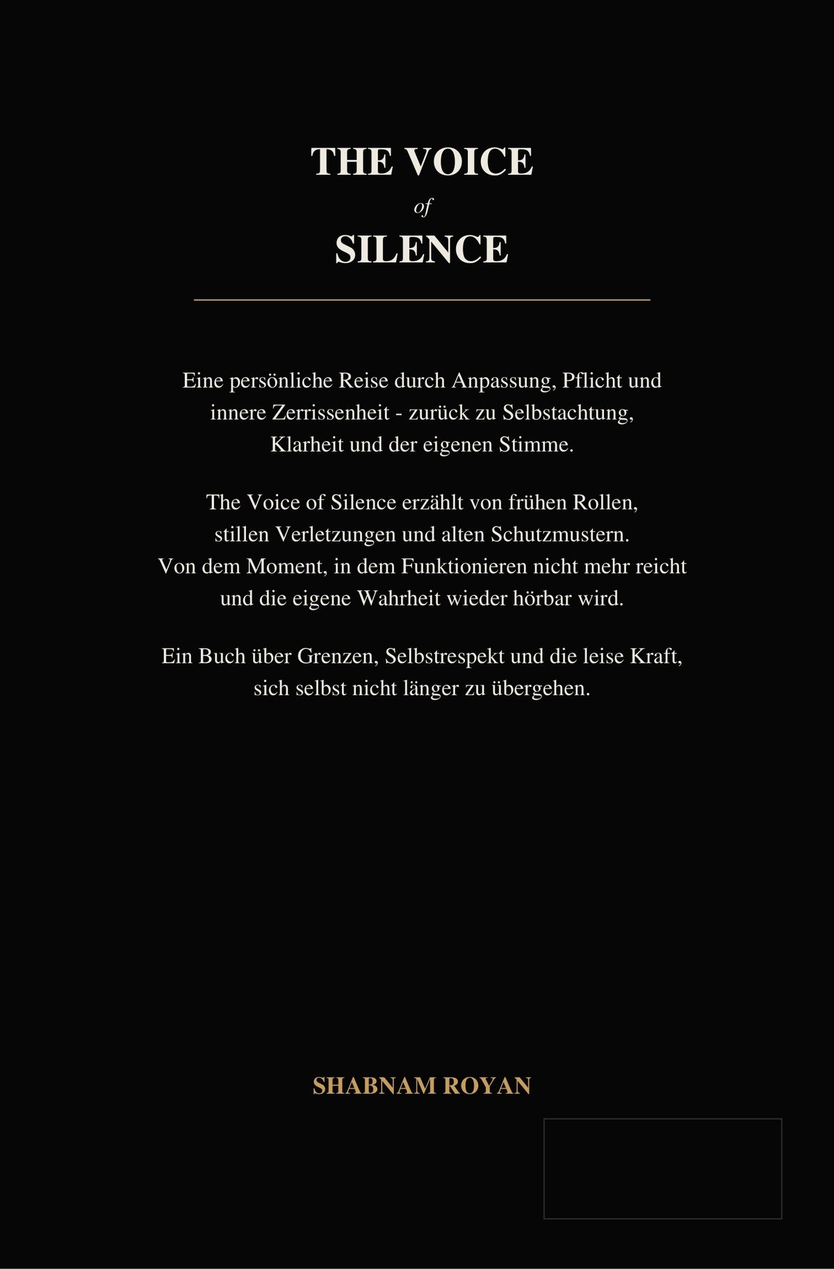 The Voice of Silence